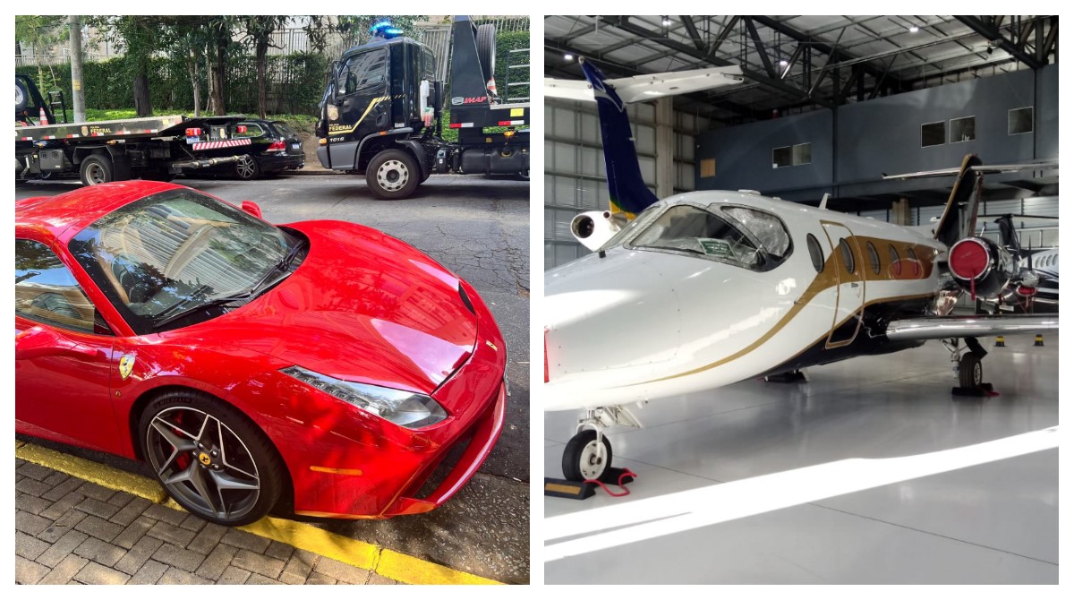 Operação da PF contra clínicas que fabricavam falso medicamento para emagrecimento apreende carros de luxo, relógios e até avião