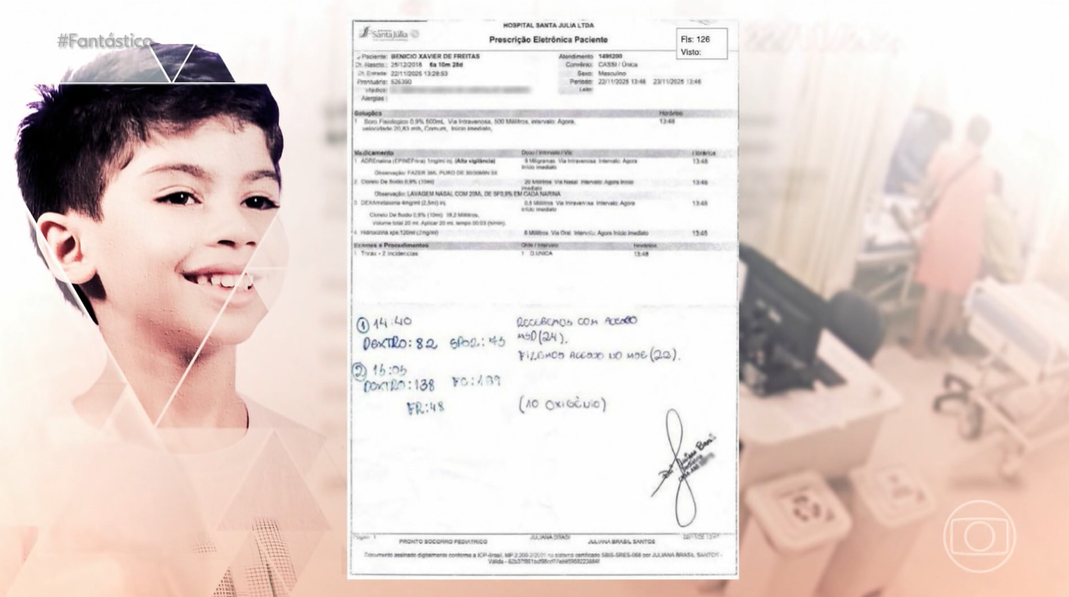 Caso Benício: entenda a diferença entre inalação e injeção de adrenalina