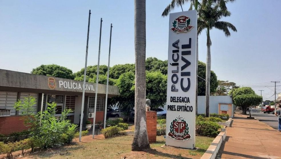 Delegacia da Polícia Civil, em Presidente Epitácio (SP) — Foto: Polícia Civil