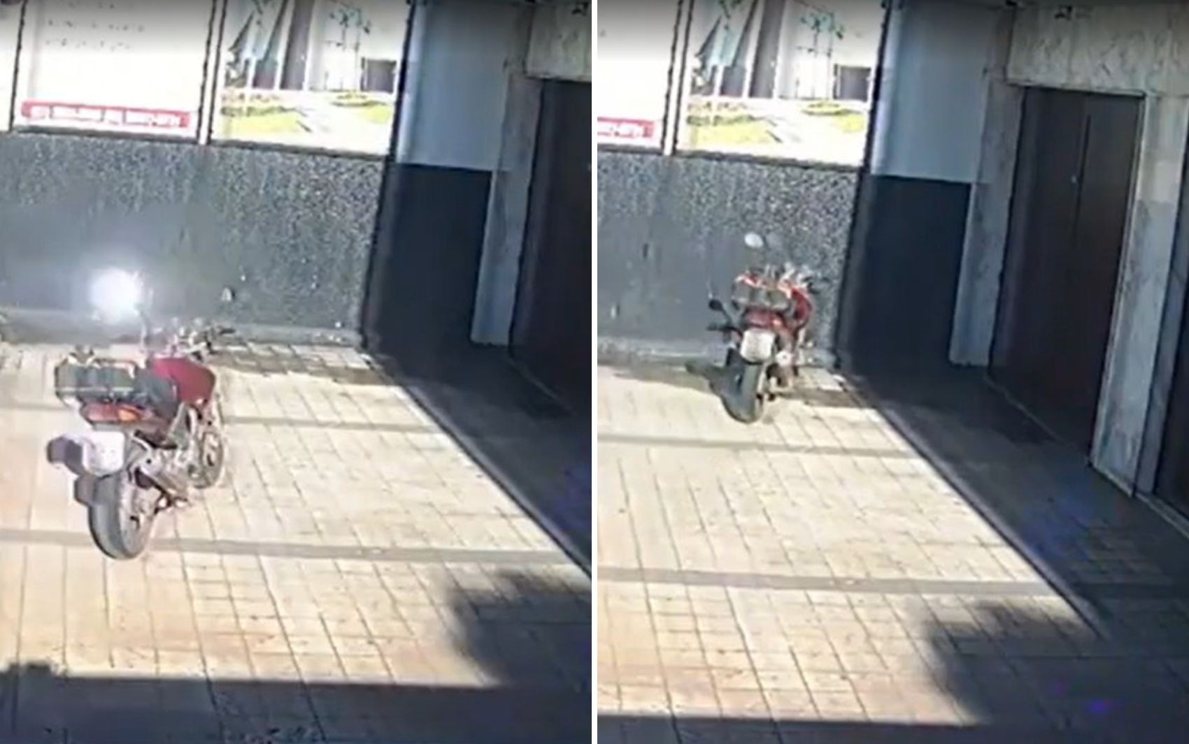 VÍDEO: Moto cruza avenida sem piloto após acidente em Goiânia 