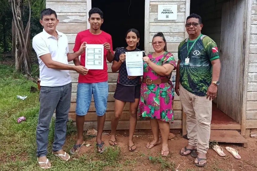 Emissão de CAF garante acesso ao crédito rural para extrativistas de castanha-do-pará em Almeirim