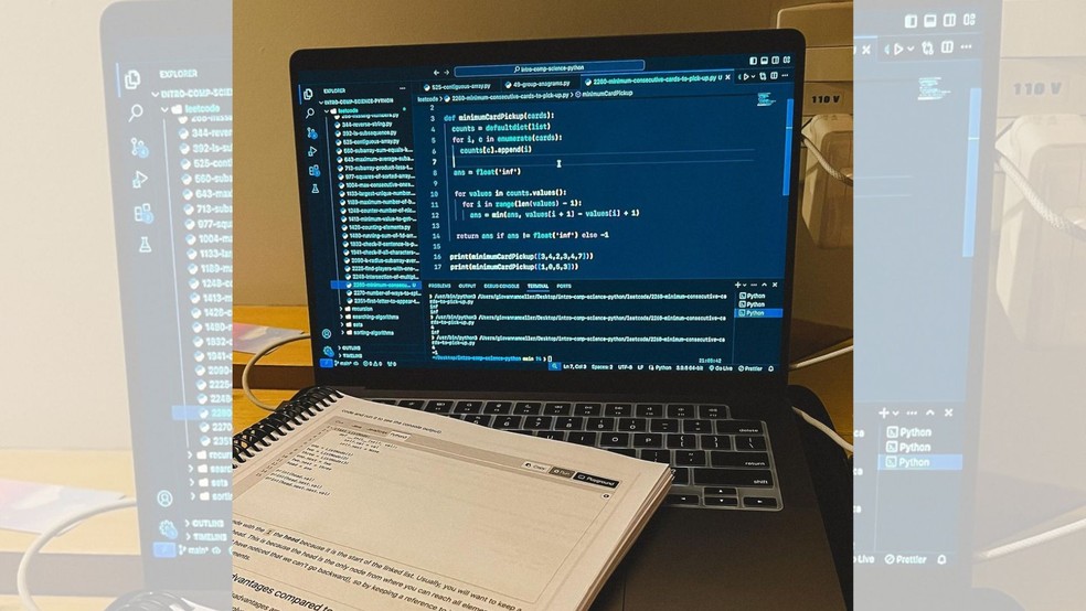 Jovem de Bauru teve duas semanas para projetar aplicativo — Foto: Reprodução/Instagram