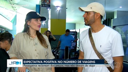 Apesar dos preços em passagens de avião, a expectativa é positiva no número de viagens