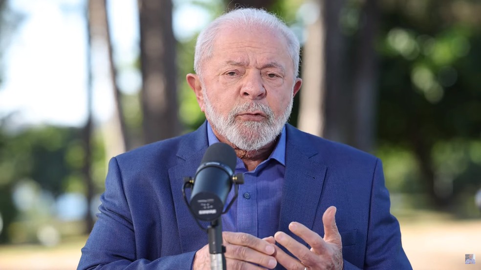 Presidente Lula em transmissão na internet, em 19 de junho de 2023 — Foto: Youtube/Reprodução