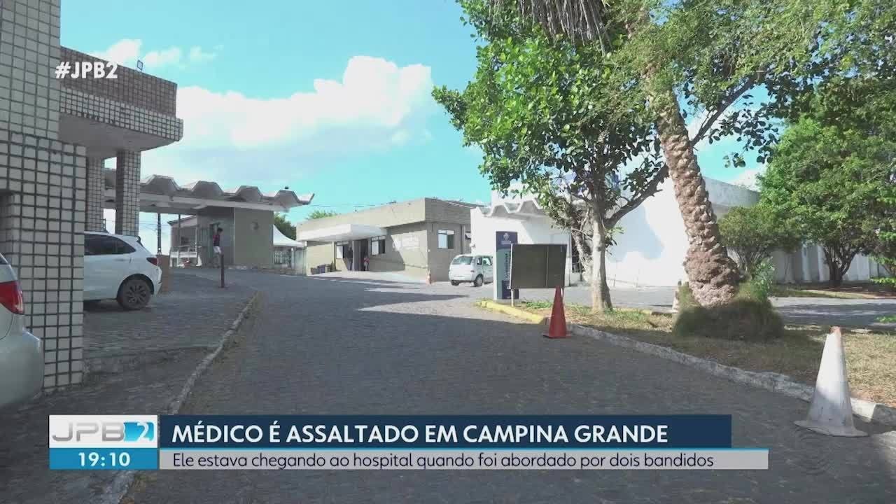 Médico é assaltado na chegada de hospital em Campina Grande
