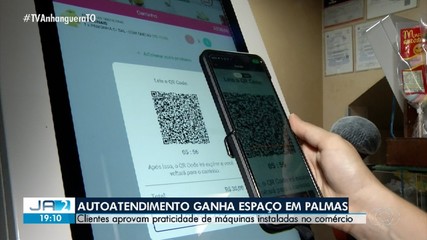 Máquinas de autoatendimento ganham espaço no comércio em Plamas