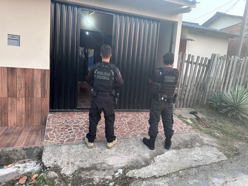 Operação Pali: polícia cumpre oito mandados judiciais contra integrantes de organização criminosa no AC — Foto: Arquivo/PF-AC