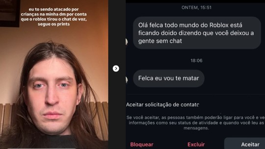 Influenciador Felca Recebe Ameaças de Morte de Crianças Após Mudanças no Roblox