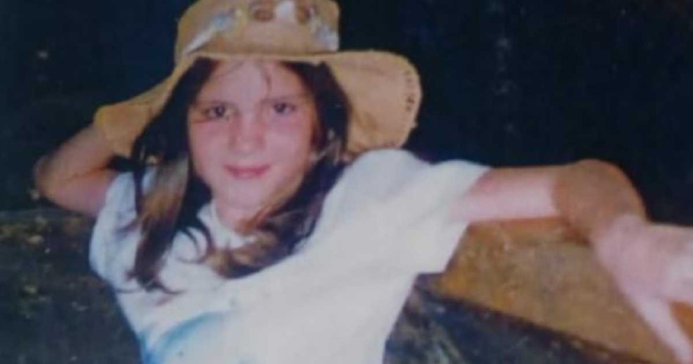 Thamires Tavares tinha 9 anos quando morreu asfixiada; principal suspeito é o pai  — Foto: Reprodução