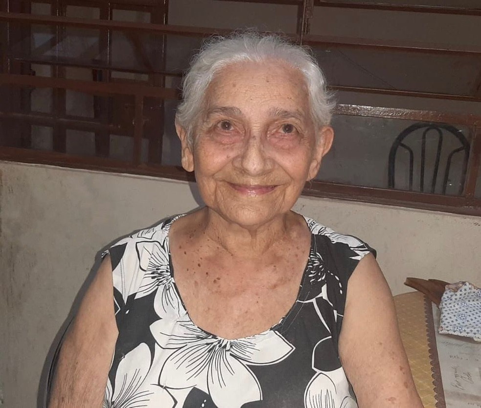 Joana Maria hoje tem 87 anos — Foto: Arquivo pessoal