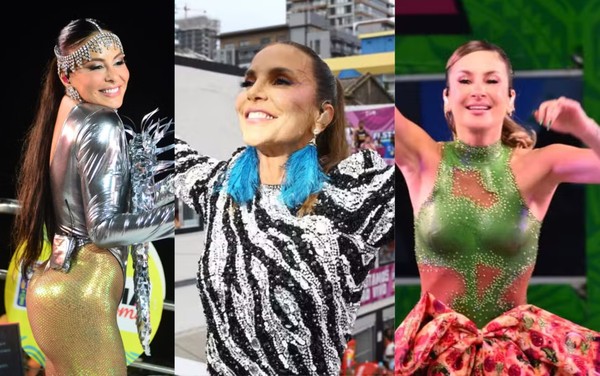 Body cavado, fio dental e muito brilho: veja looks das famosas no 4º dia do  carnaval de Salvador, Carnaval na bahia