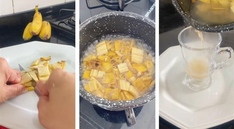 Chá de casca de banana contra insônia: receitas virais confundem sobre impacto da fruta no sono