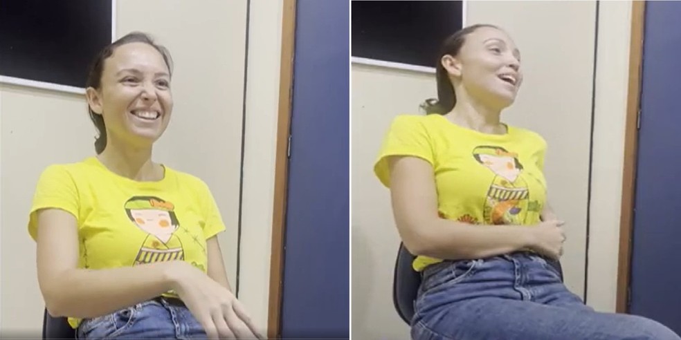 Júlia Andrade Cathermol Pimenta está foragida da Justiça desde o dia 22 de maio, quando prestou depoimento e foi liberada. — Foto: Reprodução TV Globo