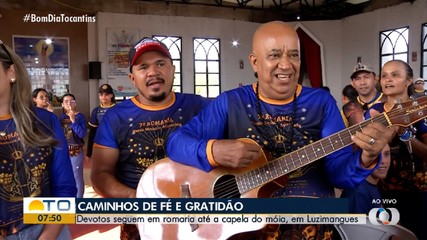 Acompanhe a recepção aos romeiros de Nossa Senhora Aparecida em Luzimangues