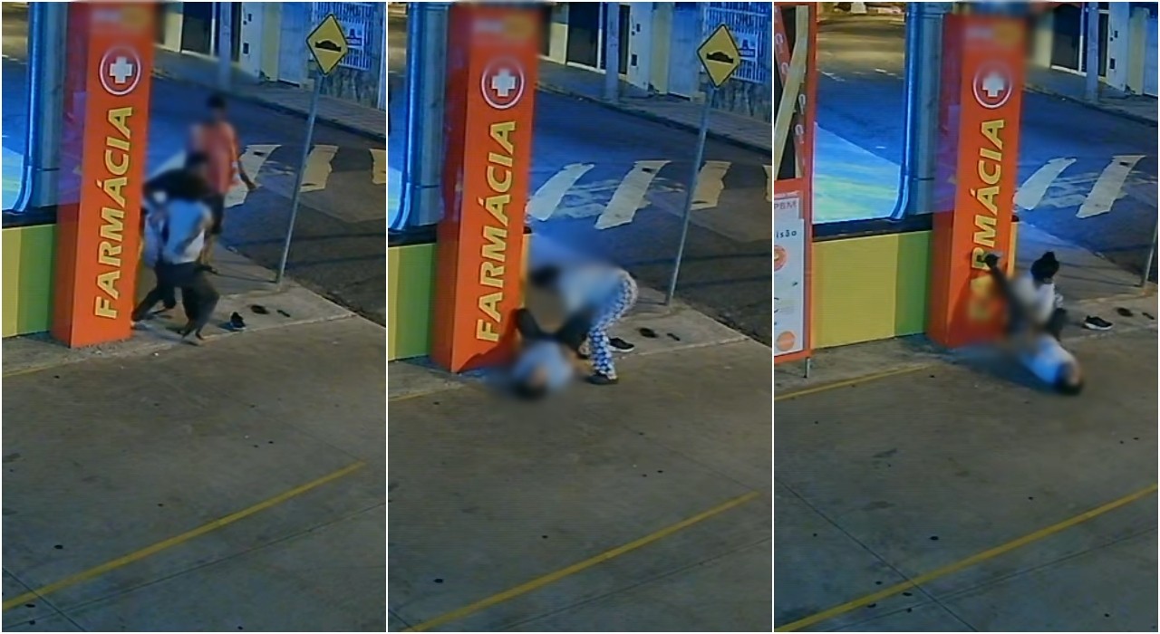 Mulher entra em trabalho de parto e dá à luz em calçada no interior de SP; vídeo