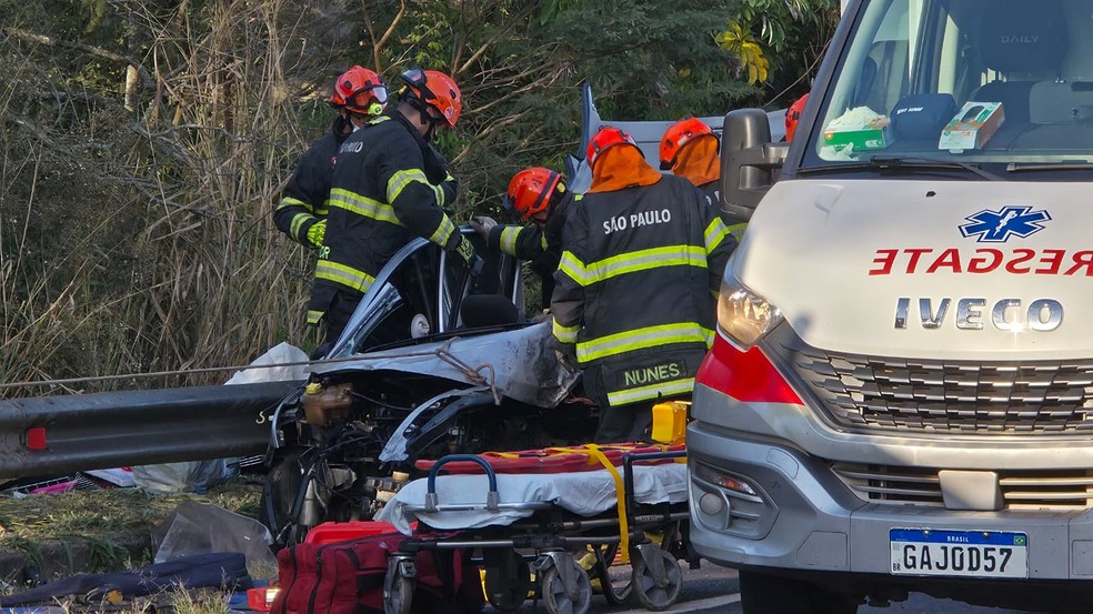 2 de 2
V&iacute;tima de 42 anos em acidente na BR-153, em Getulina (SP) &mdash; Foto: Beno Bond Nova TV