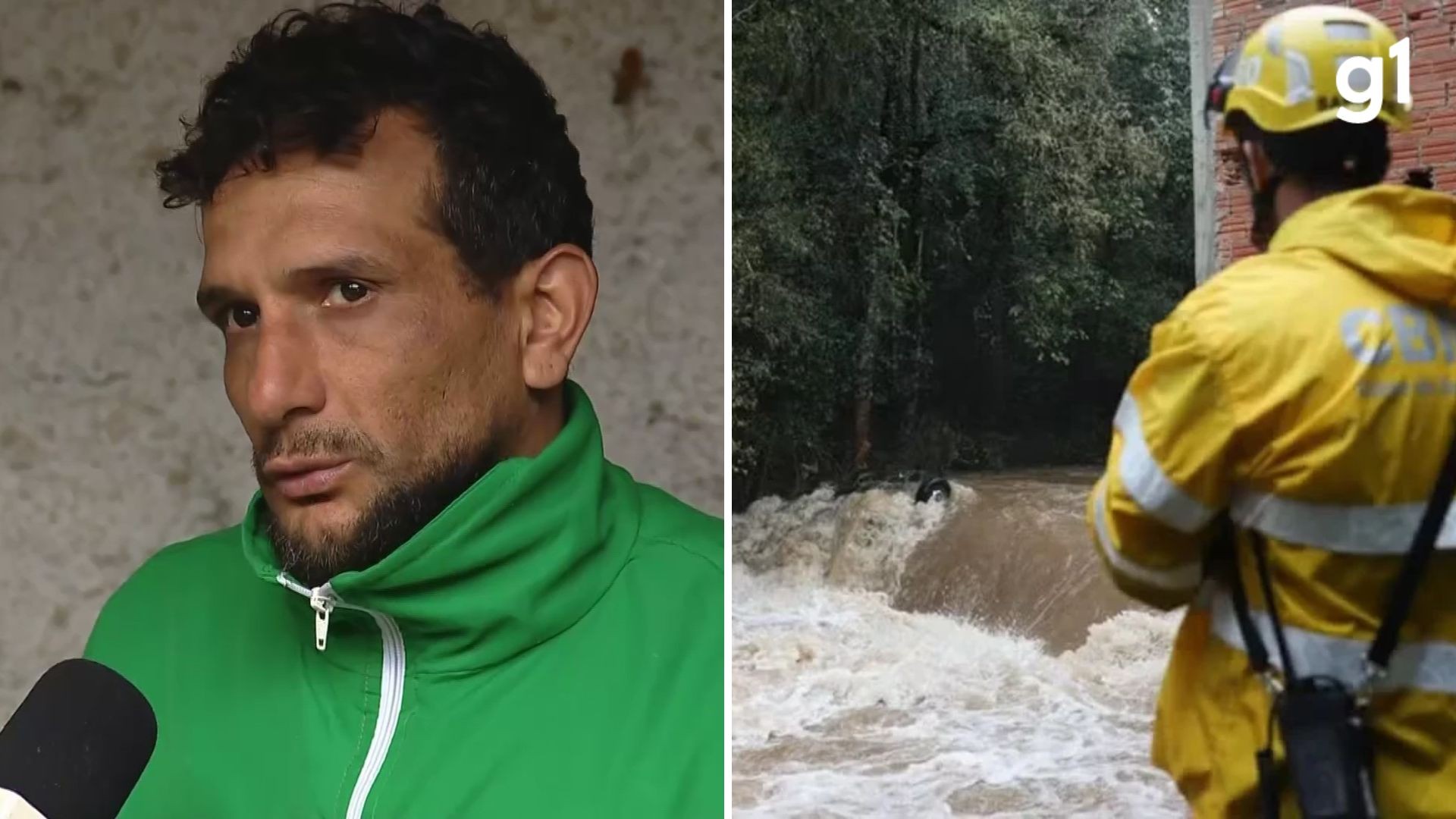 'Consegui escapar pela janela', diz sobrevivente que estava em carro levado por correnteza no RS; enteado morreu