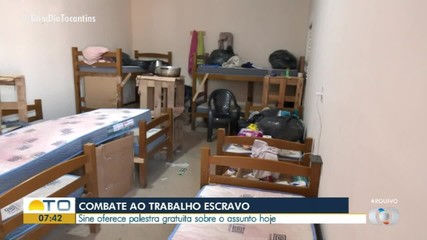 Sine realiza palestra gratuita sobre combate ao trabalho escravo
