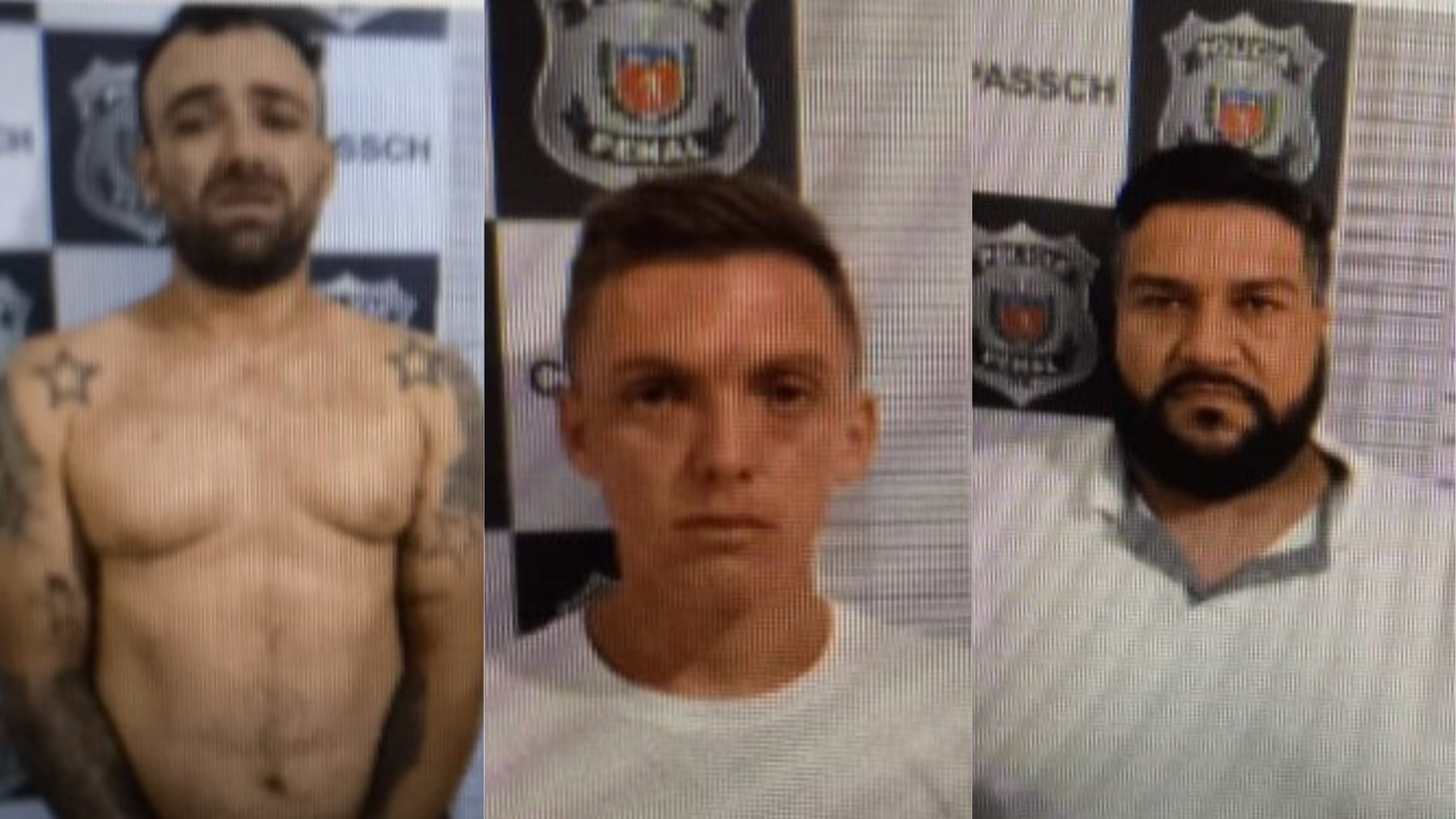 Quem são os três detentos que fugiram da Cadeia Pública de Assis Chateaubriand, no Paraná
