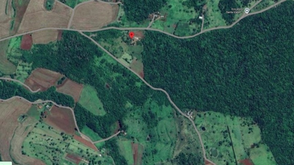 Vítima foi levada para área rural de Missal, na região oeste — Foto: Polícia Civil do Paraná