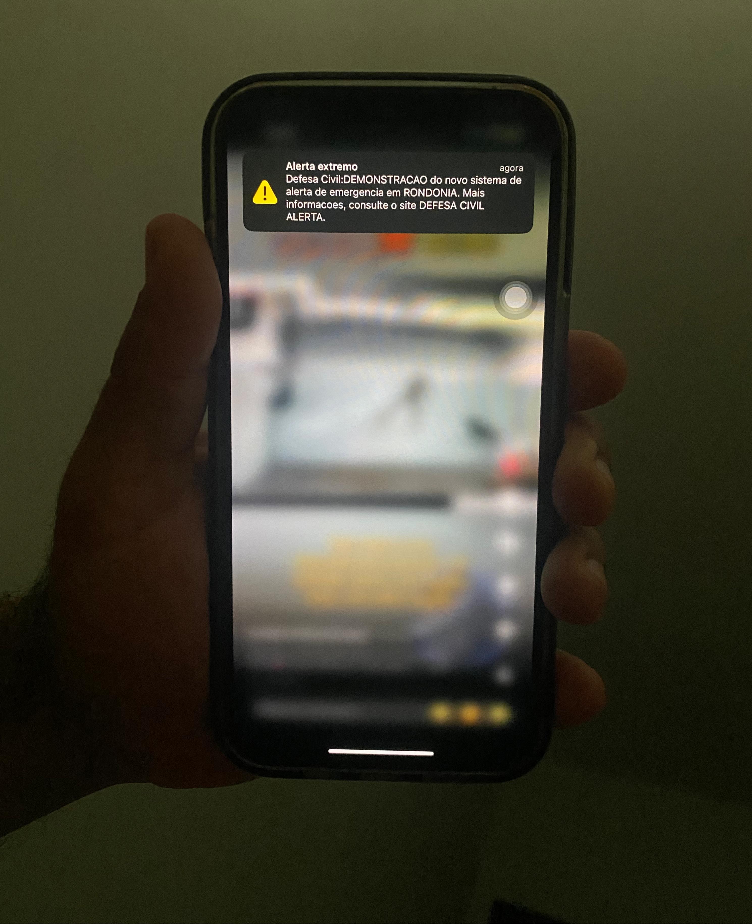 Tocou uma sirene no seu celular? É o novo sistema de alerta da Defesa Civil