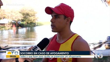 Bombeiro explica como proceder ao presenciar caso de afogamento