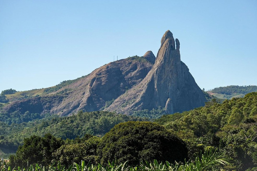 Pedra de Três Pontões, Afonso Cláudio. — Foto: Lucas S. Costa