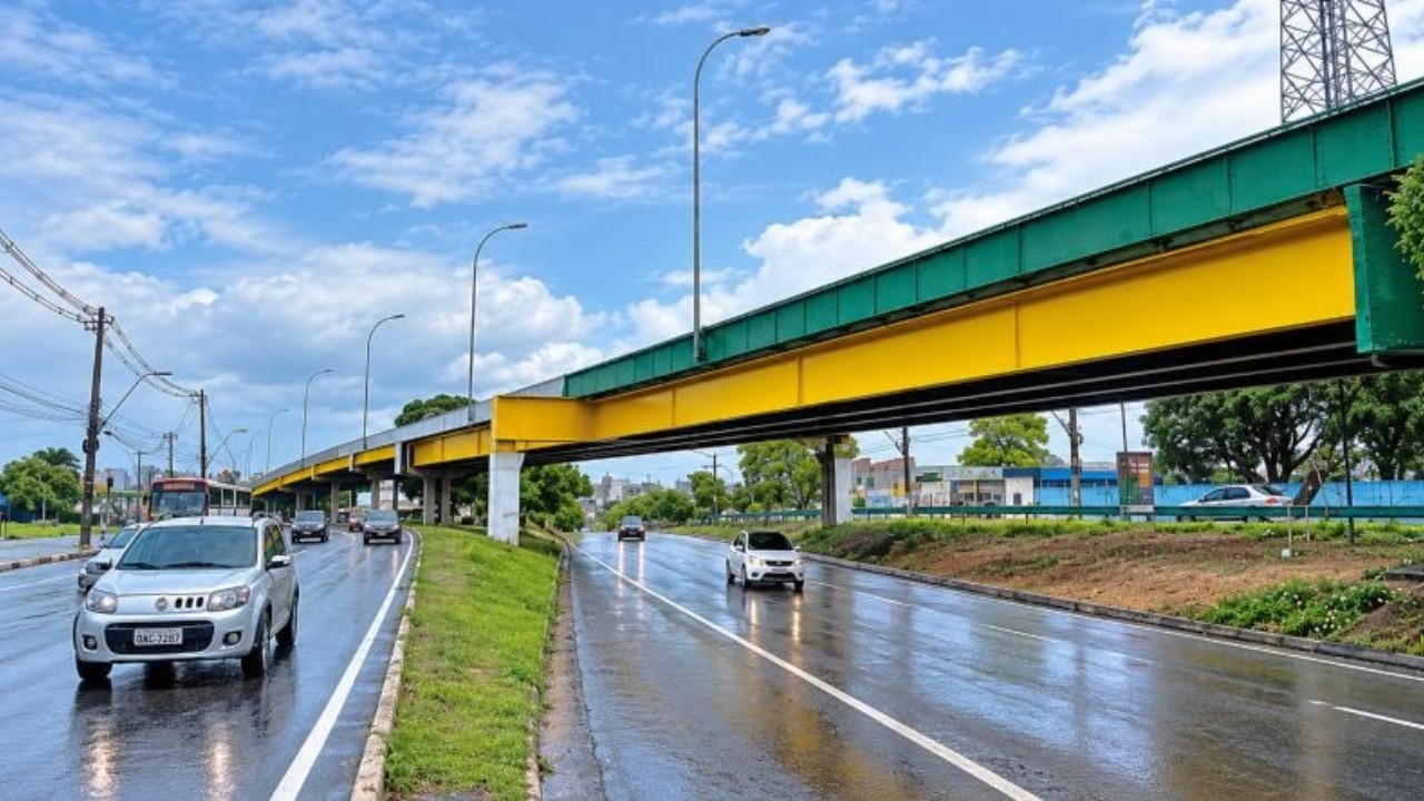 Viaduto na Avenida Mário Ypiranga será interditado durante a madrugada em Manaus a partir desta segunda-feira (26)