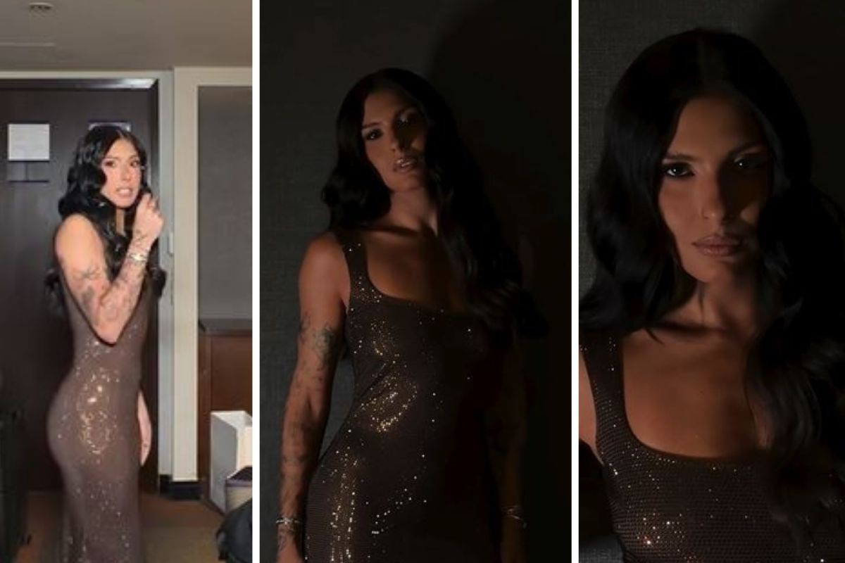 Ana Castela troca a bota por salto alto e surge com look de gala no leilão do Neymar