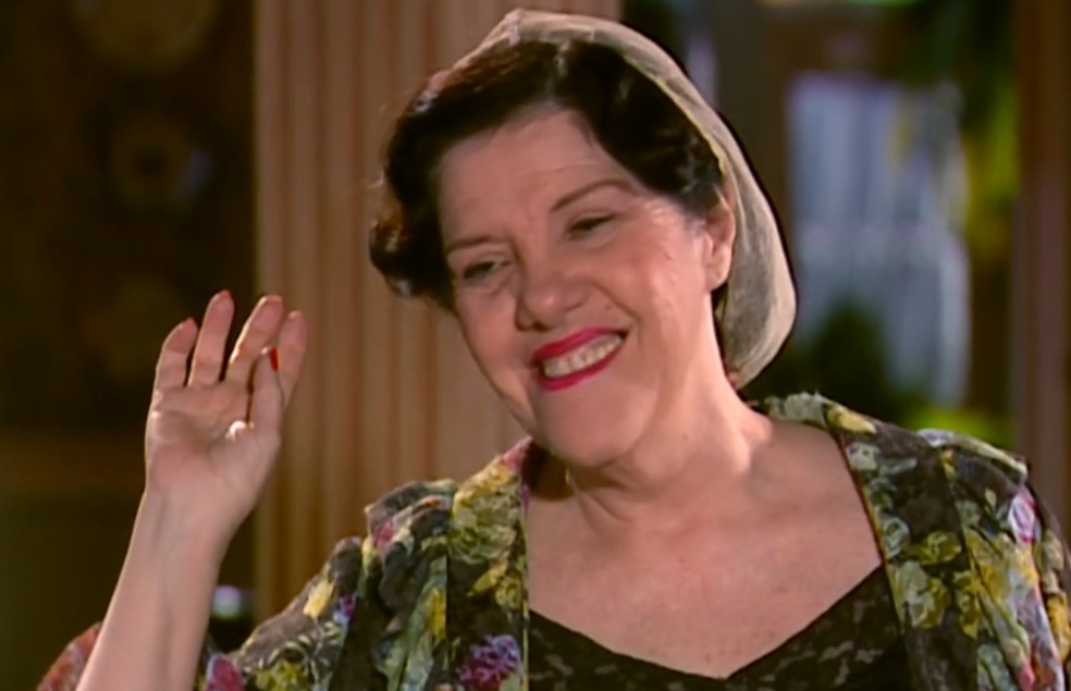 A atriz Neusa Maria Faro, em 'Alma Gêmea' — Foto: TV Globo