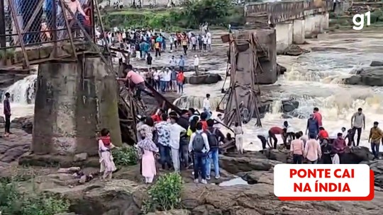 Ponte colapsa na Índia e deixa 6 mortos, diz agência