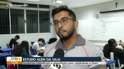Estudantes intensificam a preparação para o vestibular e o Enem