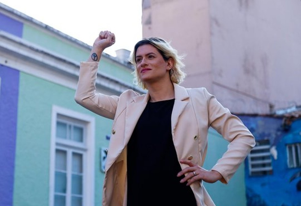 Natasha Ferreira (PT) travesti eleita vereadora em Porto Alegre. — Foto: Campanha/ Divulgação