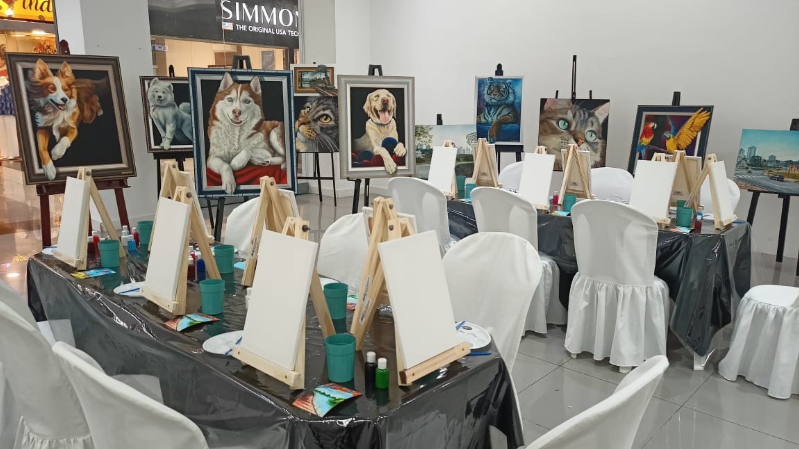 Pátio Limeira Shopping recebe Oficinas de Pintura em Tela