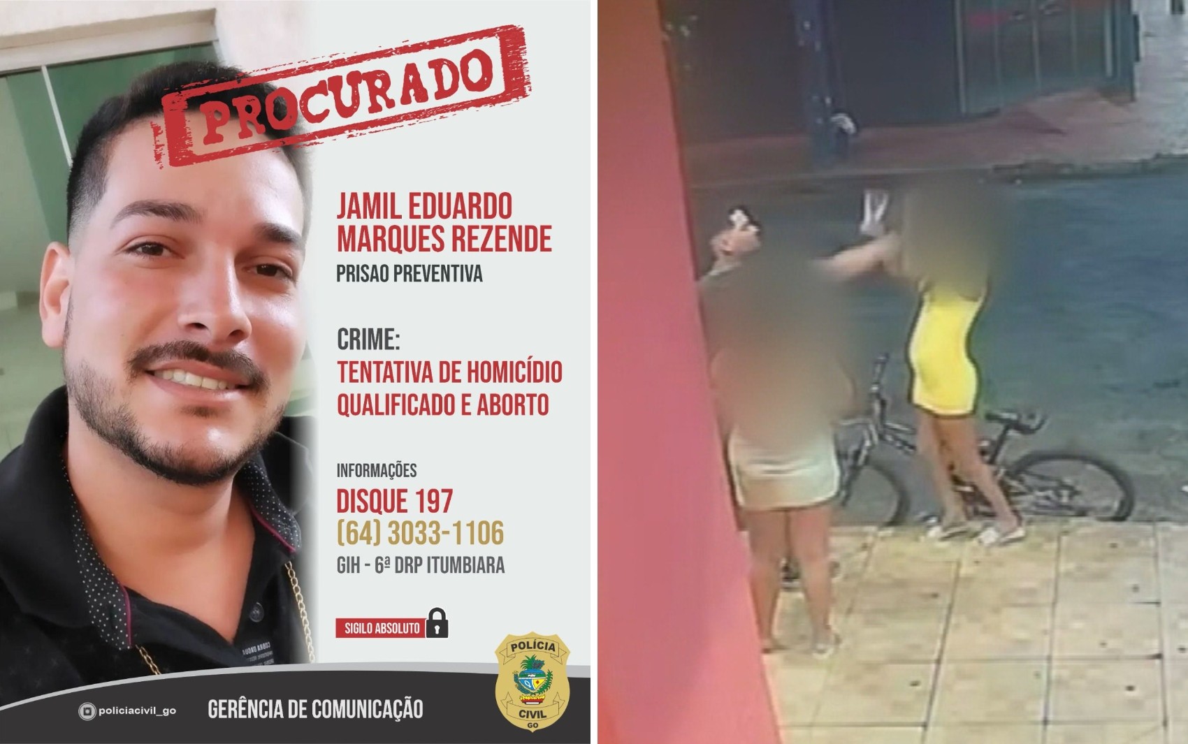 Suspeito de atirar contra grávida que revidou toque sem permissão está foragido, diz polícia 