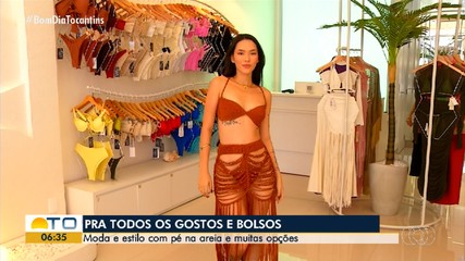 Temporada de praias impulsiona tendências da moda para todos os estilos