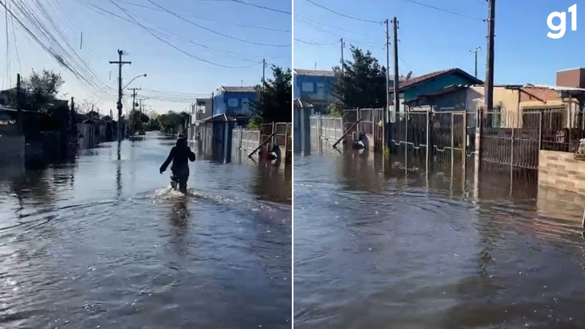 Município do RS que teve 90% do território inundado nas enchentes de 2024 volta a alagar 