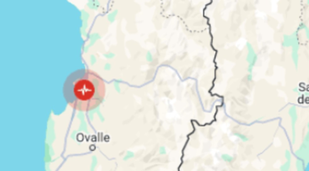 Imagem ilustrativa do terremoto no Chile