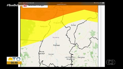 Confira a previsão do tempo para esta quarta-feira (15) no Tocantins
