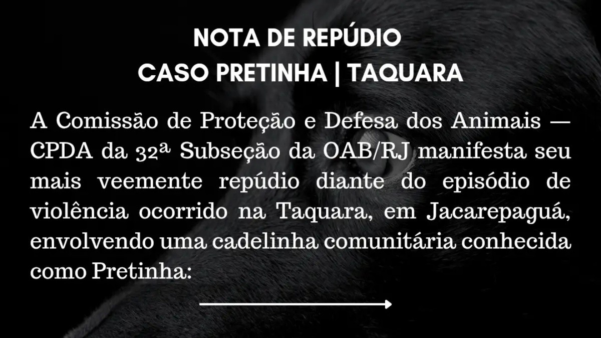 Entregador é preso após morte de cadela na Taquara; moradores dizem que animal foi agredido após correr atrás de moto 