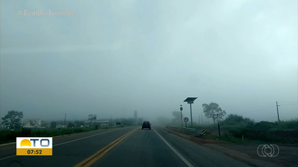 Neblina toma conta das estradas no sul do estado