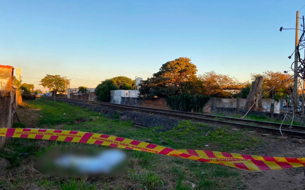 Idosa morre após ser atropelada por locomotiva em Mirassol (SP) — Foto: Desirèe Assis/g1