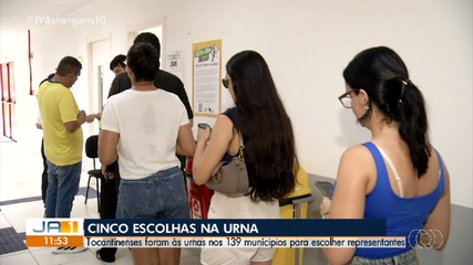 Tocantinenses foram às urnas nos 139 municípios para escolher seus representantes
