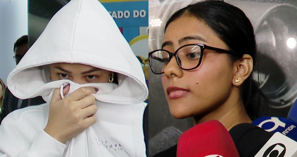 Médica Juliana Brasil Santos e a Técnica de enfermagem Raiza Bentes Paiva investigadas no Caso Benício — Foto: Rede Amazônica