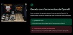Ferramenta OpenAI Verify, da empresa criadora do ChatGPT, indicou a presença de SynthID em imagens divulgadas pela polícia no Espírito Santo. — Foto: Reprodução/OpenAI Verify