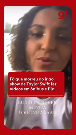 Fã que morreu após passar mal em show de Taylo...