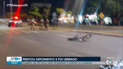 Suspeito de ter atropelado e matado pedestre presta depoimento e é liberado; saiba mais