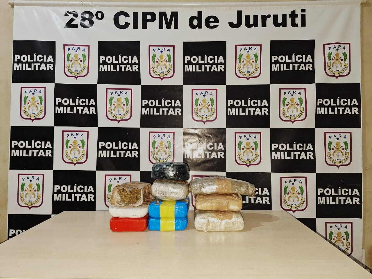 Policiais da 28ª CIPM apreendem mais de 10,7kg de drogas em embarcação no município de Juruti