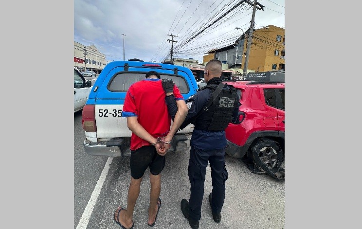 Foragido do sistema prisional é preso durante patrulhamento em Cabo Frio