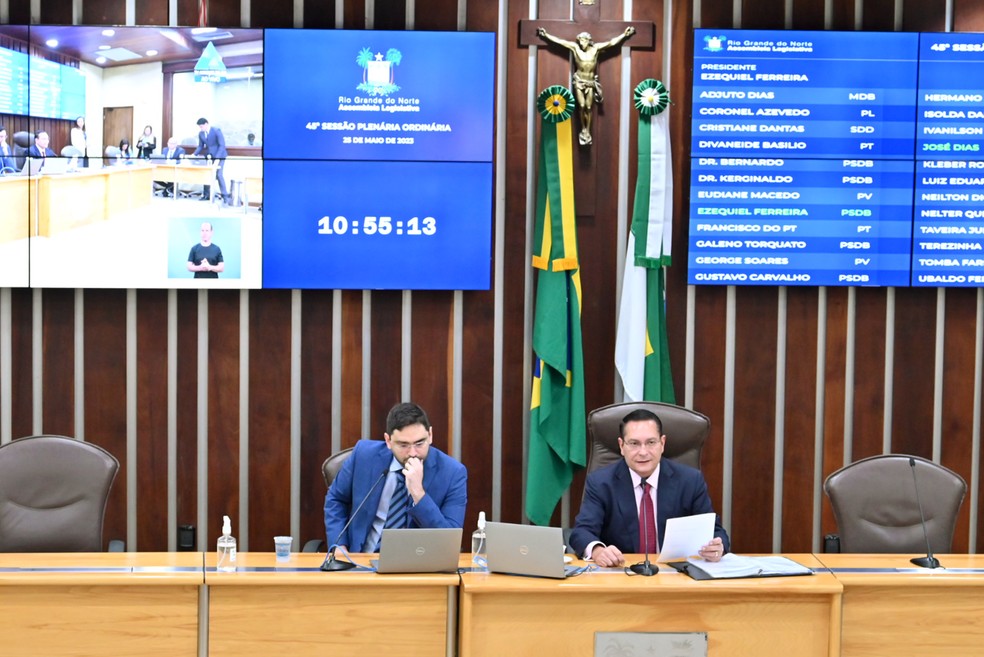 Assembleia Legislativa aprova reorganização de secretarias do Governo do RN — Foto: Eduardo Maia